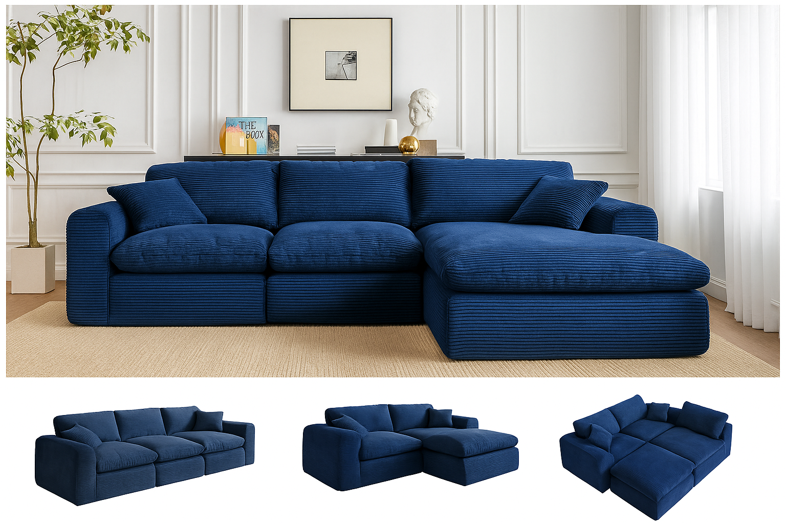 Sofá Modular Estilo Nube
