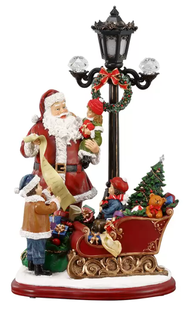 Farol de Santa Claus con Luces y Música
