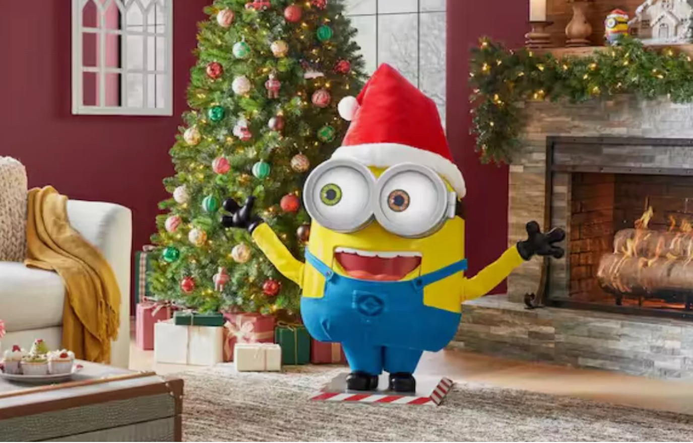 FIGURA DECORATIVA DE MINIONS ANIMADO DE POLIÉSTER