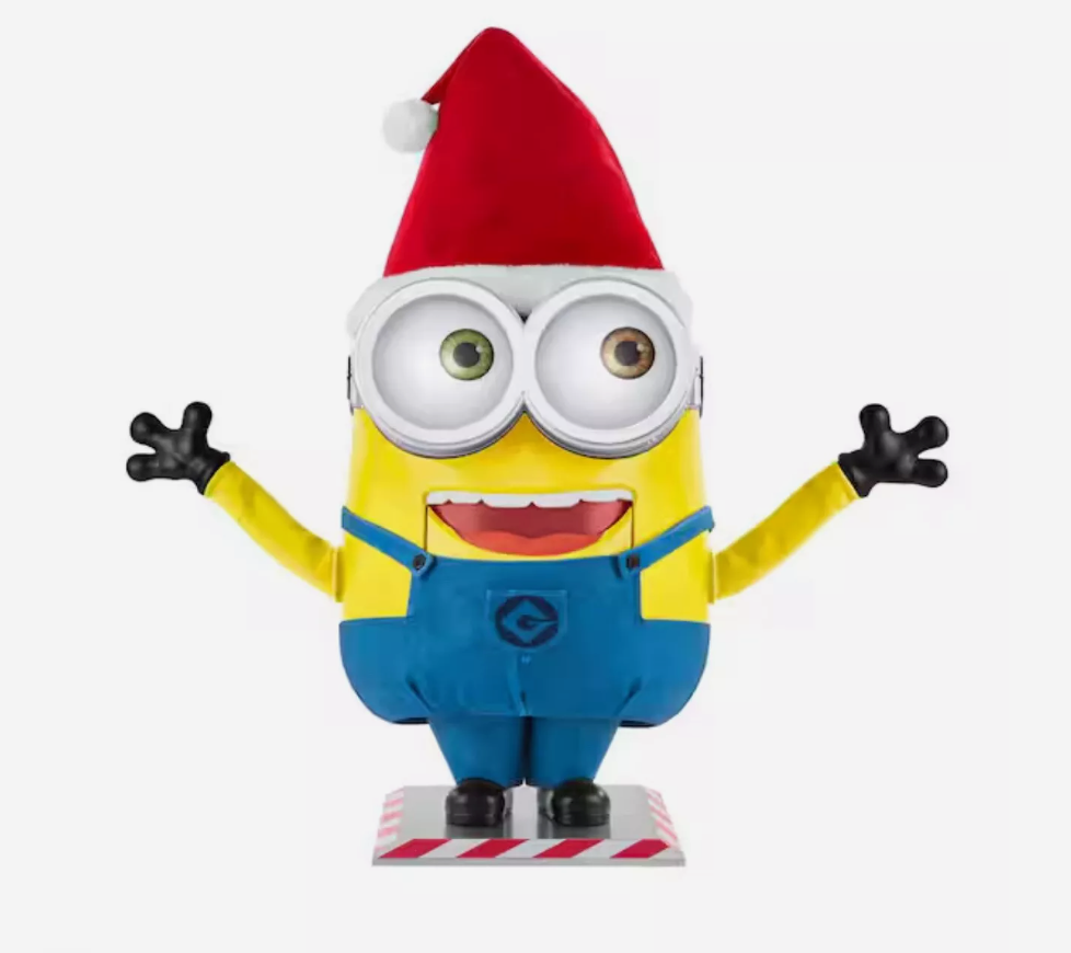 FIGURA DECORATIVA DE MINIONS ANIMADO DE POLIÉSTER