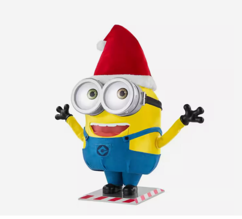 FIGURA DECORATIVA DE MINIONS ANIMADO DE POLIÉSTER