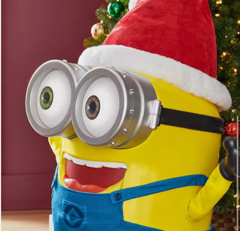 FIGURA DECORATIVA DE MINIONS ANIMADO DE POLIÉSTER