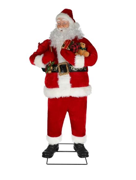 FIGURA ANIMADO MUSICAL SANTA